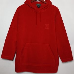 Lauren Ralph Lauren fleece pullover hooded sweatshirt women's size medium